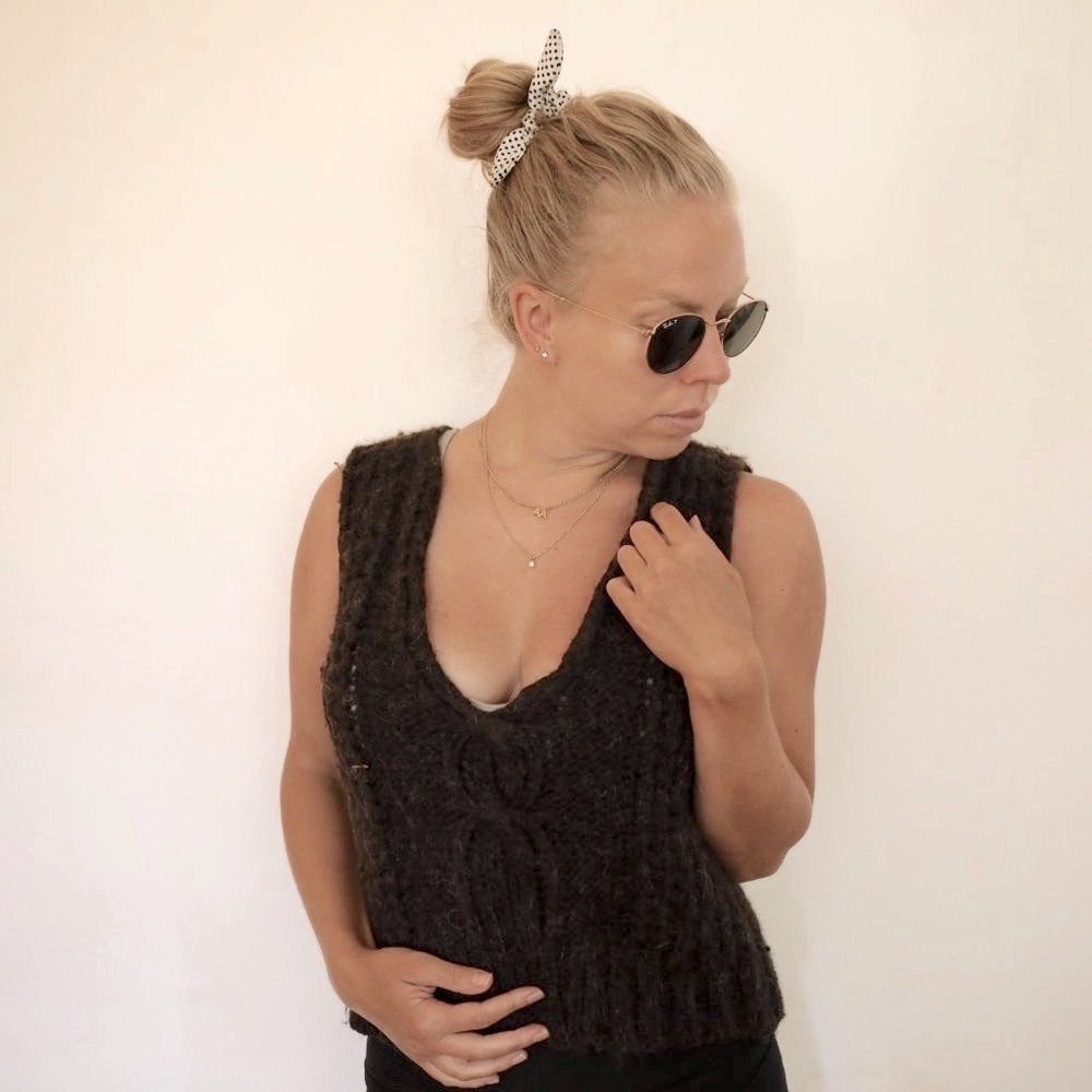 90's MARCO TAGLIAFERRI alpaca slouchy tank size 46